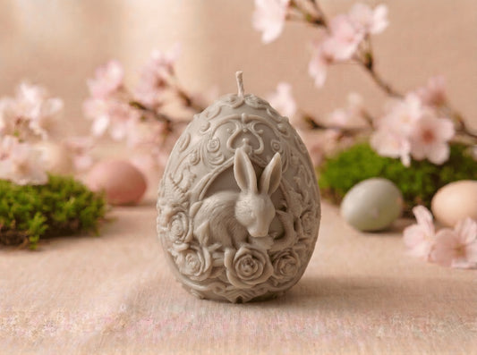 Rose Garden Bunny Egg