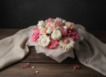 Forever Bouquet Vegane Blumenkerzen